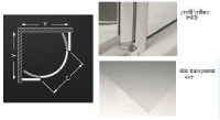 Roltechnik sprchový kout AMR2N 1000 výplň transparent rám brillant 624-1000000-00-02